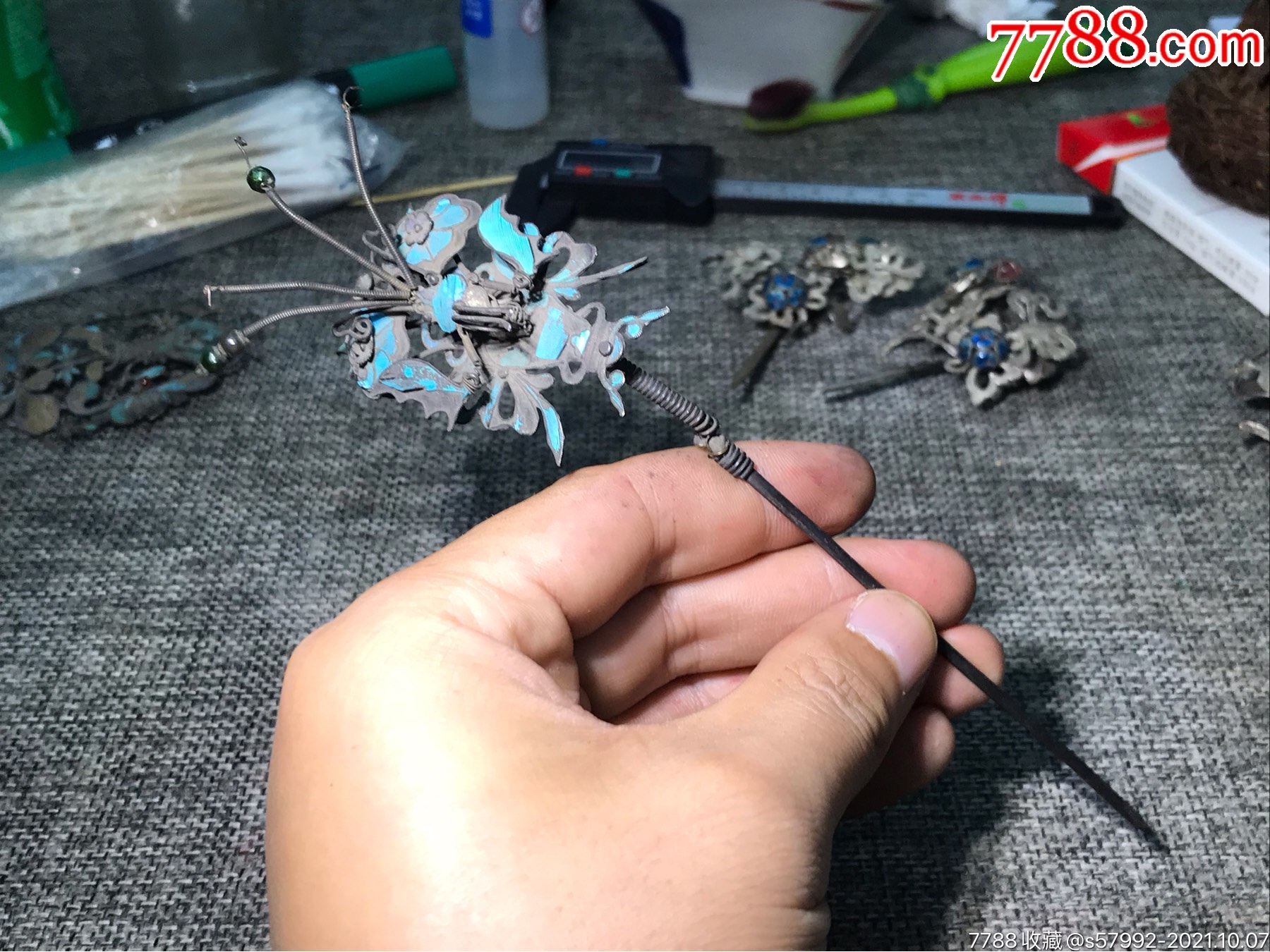 清代银步摇