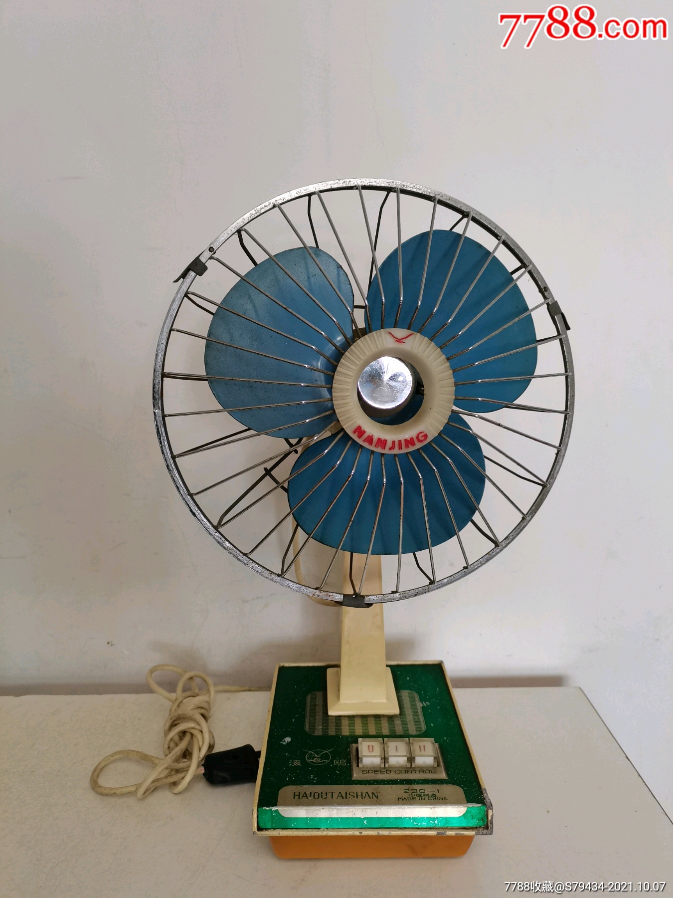 海鸥牌台扇南京电扇厂稀少具体看简介_电风扇_藏行天下【7788收藏__收