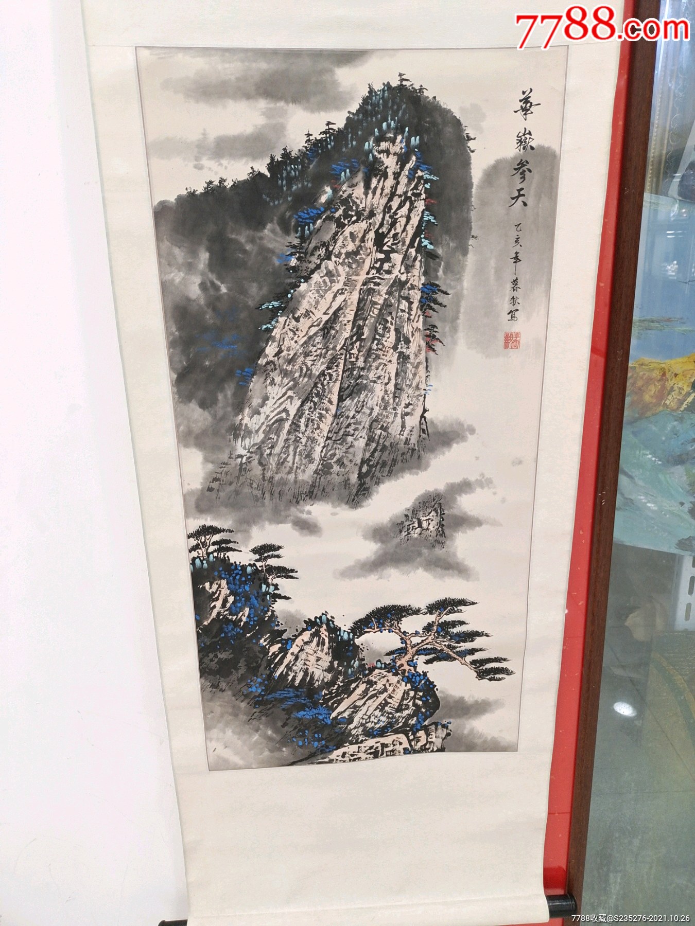 "商品$800五品以下99钱松岩山水国画作品$800五品以下99启哲