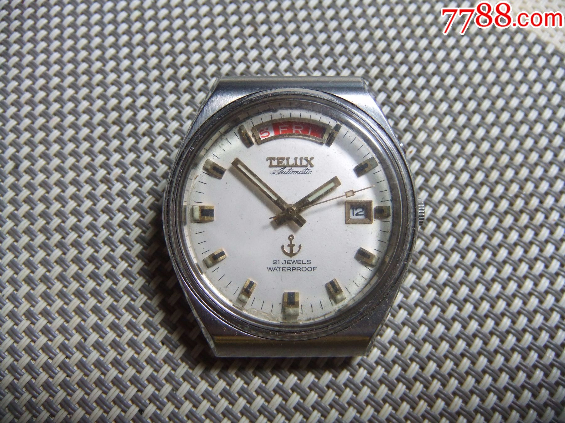 telux(铁力士)自动机械表,老手表1013-75