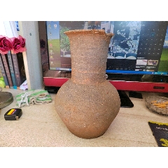 汉灰陶大兽首标本