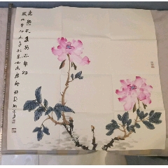 落款意态天生英姿卓约,岁在辛卯孟年洗麓斋思秦,68×68厘米_山水国画