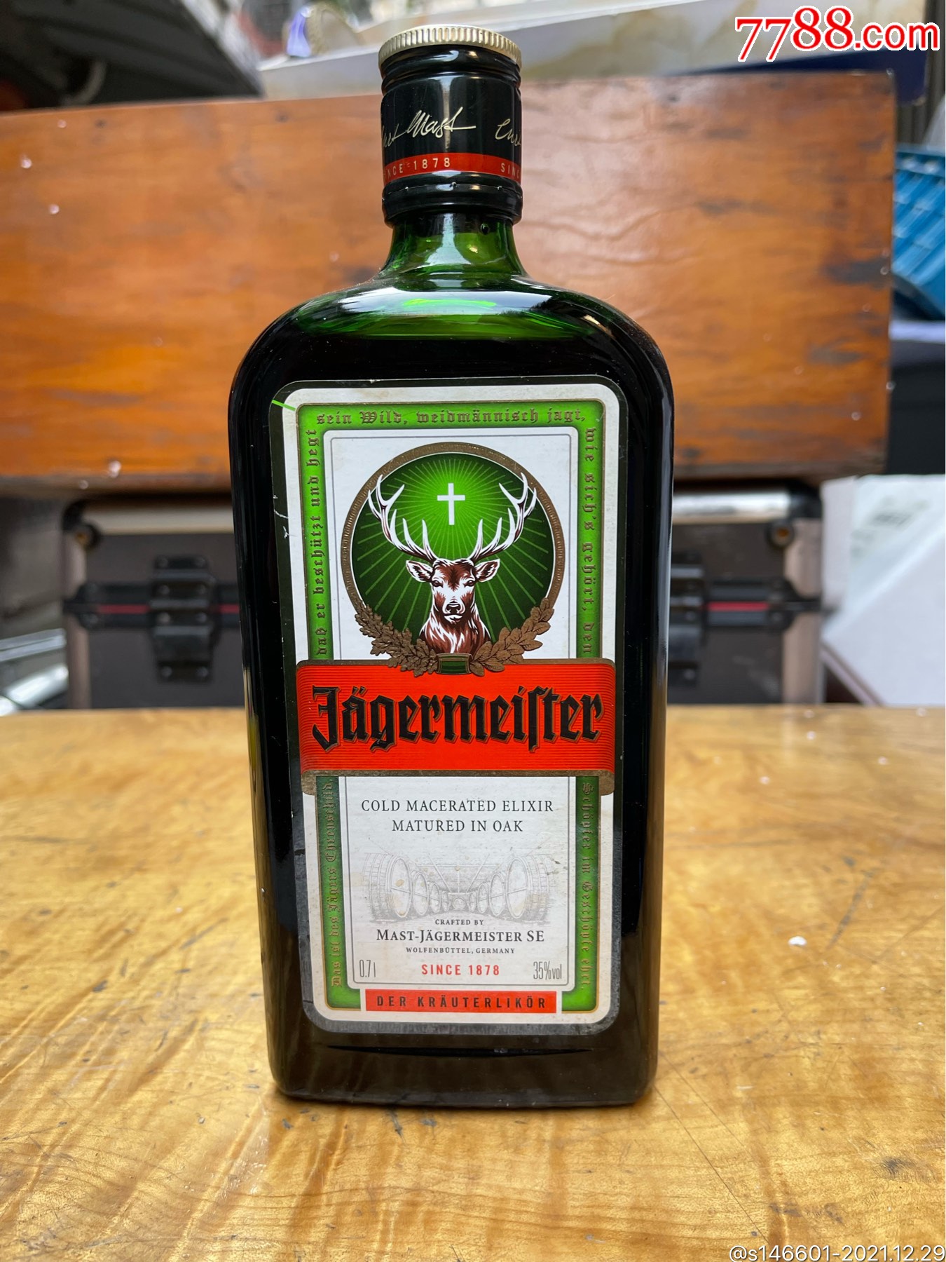 野格jagermeister圣鹿利口酒力娇酒配制酒德国原装进口洋酒双支装