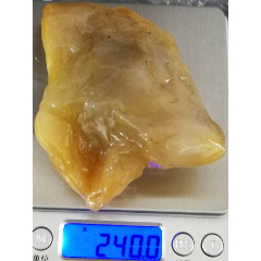 寿山石满丝环冻高山晶毛料98g软冻老货水头足色味好稀缺品种