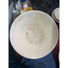辽金白碗单色白瓷古旧店铺