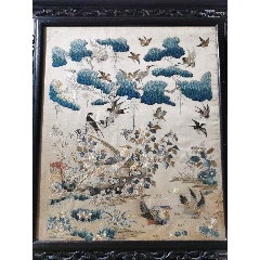 清粤绣花鸟