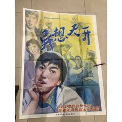 绘画版电影海报剧照:异想天开(1开)导演:王为一,主演:徐维敏,黄动