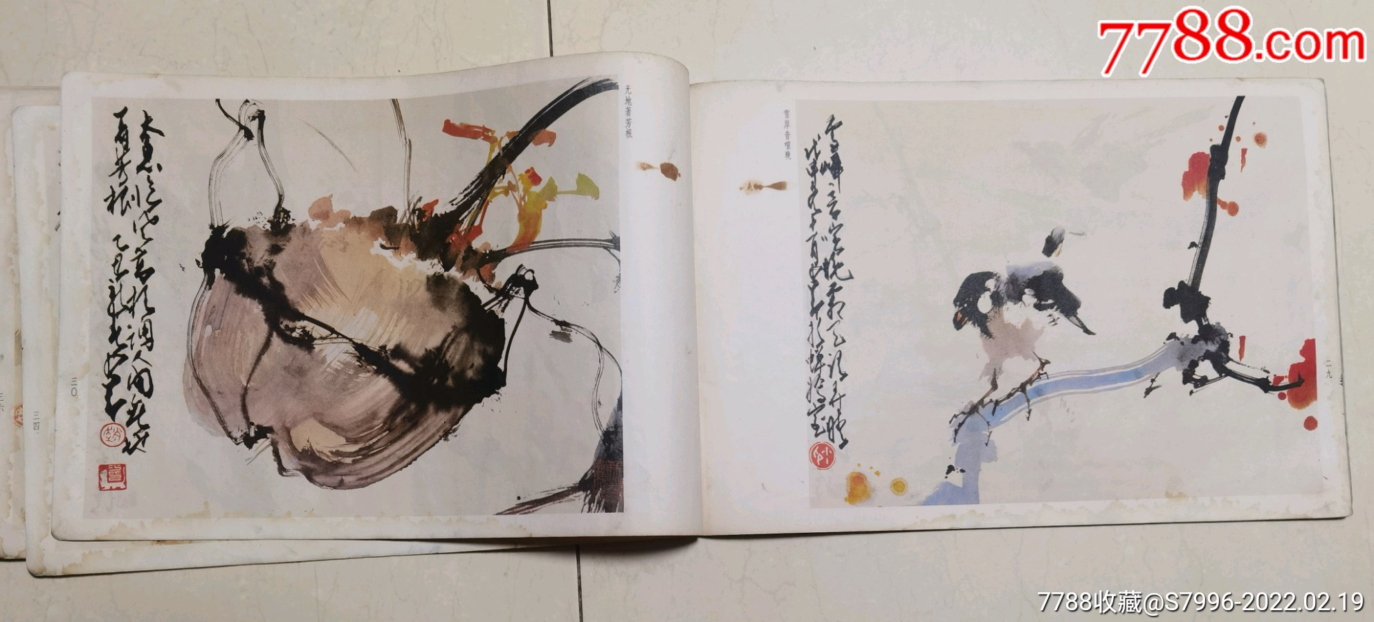 荣宝斋画谱十五花鸟草虫部分赵少昂绘