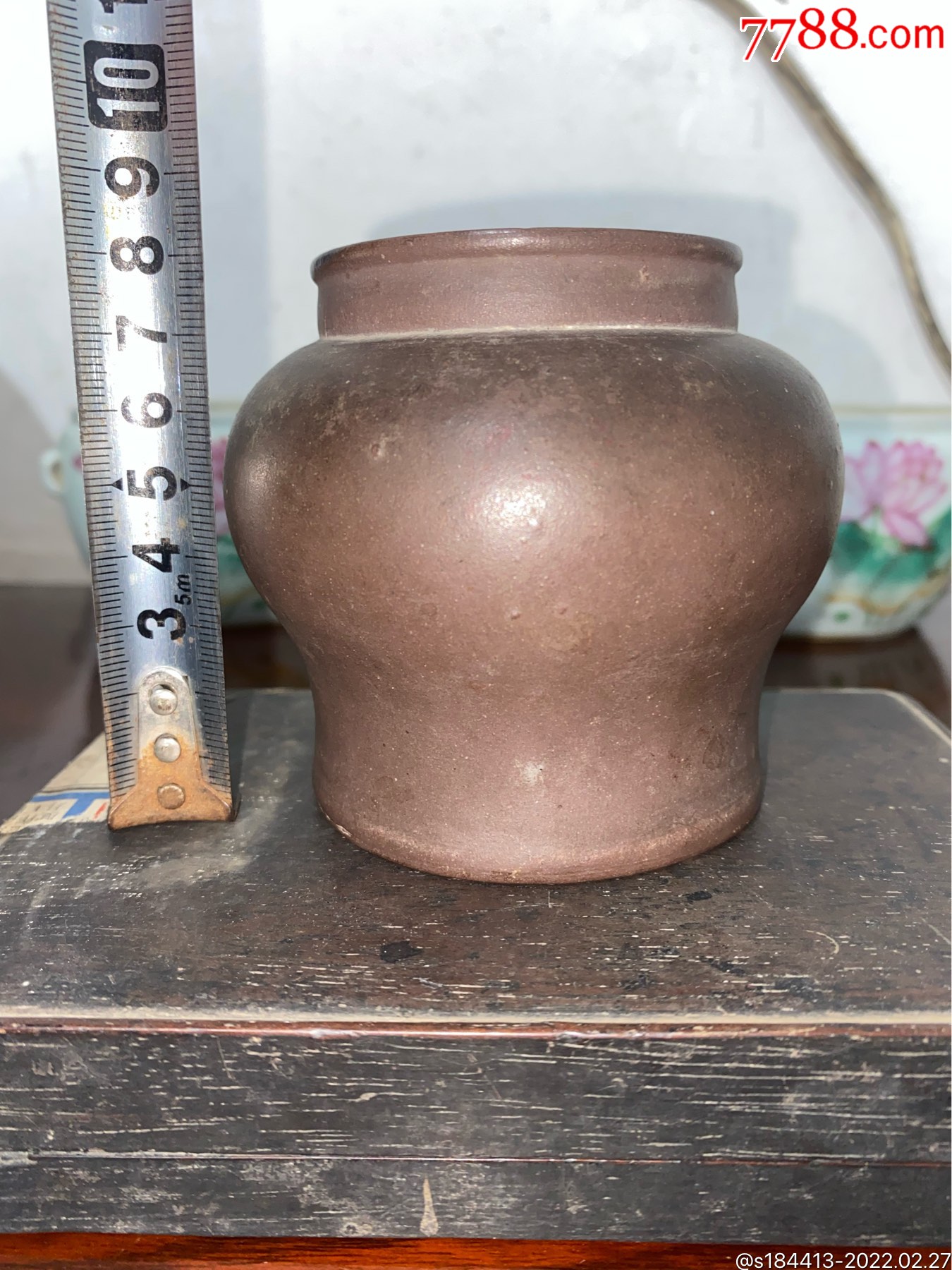 清代紫砂茶叶罐