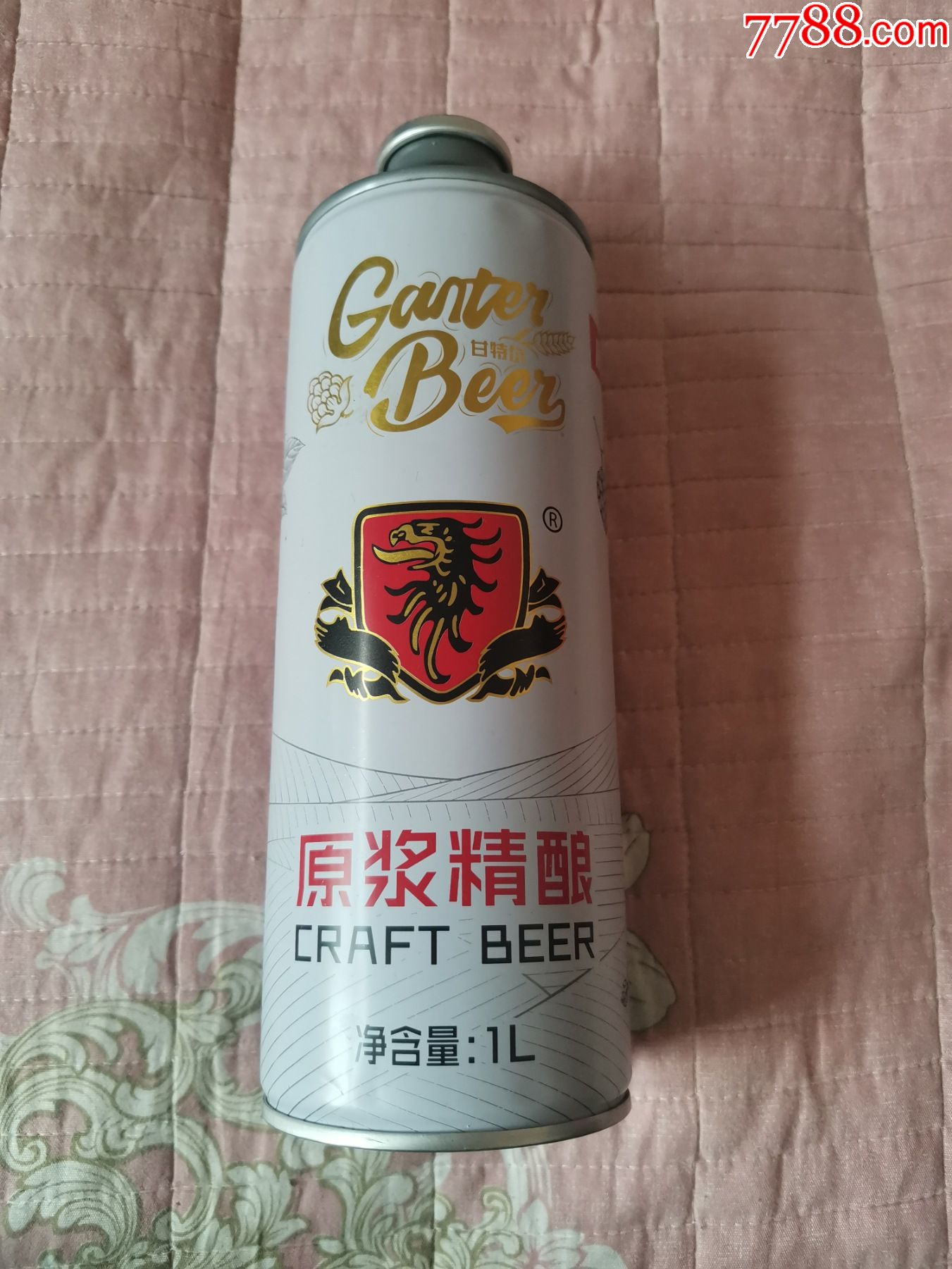 甘特尔原浆精酿白啤酒铁罐11度1l有压痕