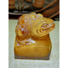 老蜜蜡金蟾印章(se85666397)_7788收藏__收藏热线