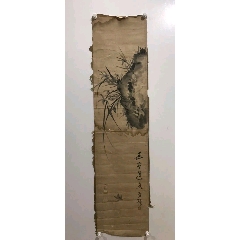 吴宝光江苏籍将军国防科工委综合计划部原部长花鸟条幅缺天地轴