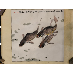 吴宝光江苏籍将军国防科工委综合计划部原部长花鸟条幅缺天地轴