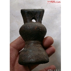 清代,铁制动物称坨,俗称权,保浆厚重,五个统走_秤砣/砝码/古权_古玩