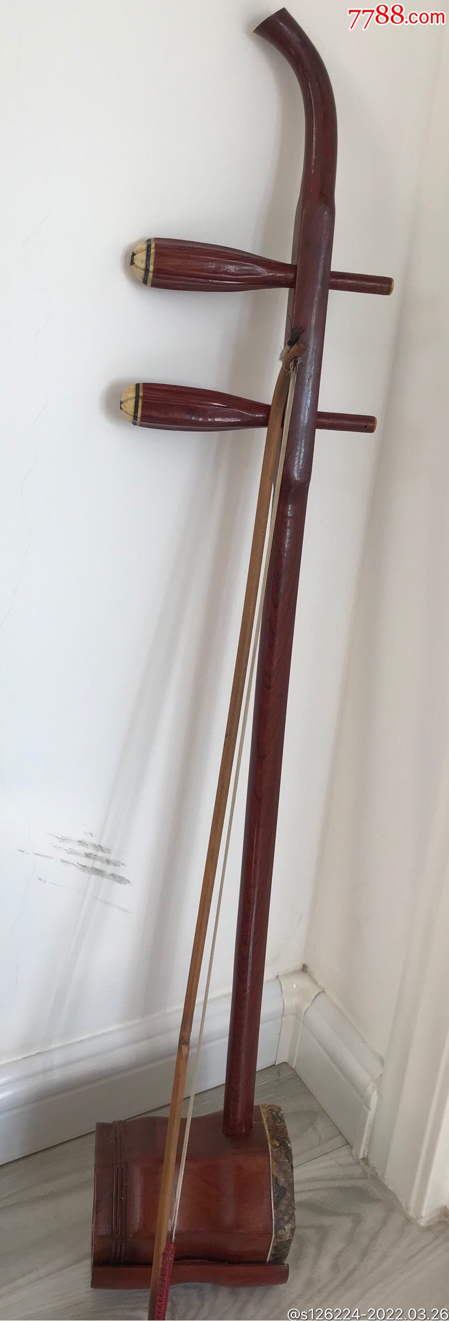 >99民国老红木板胡10品$38099真正的老的海南黄花梨,老胡杆