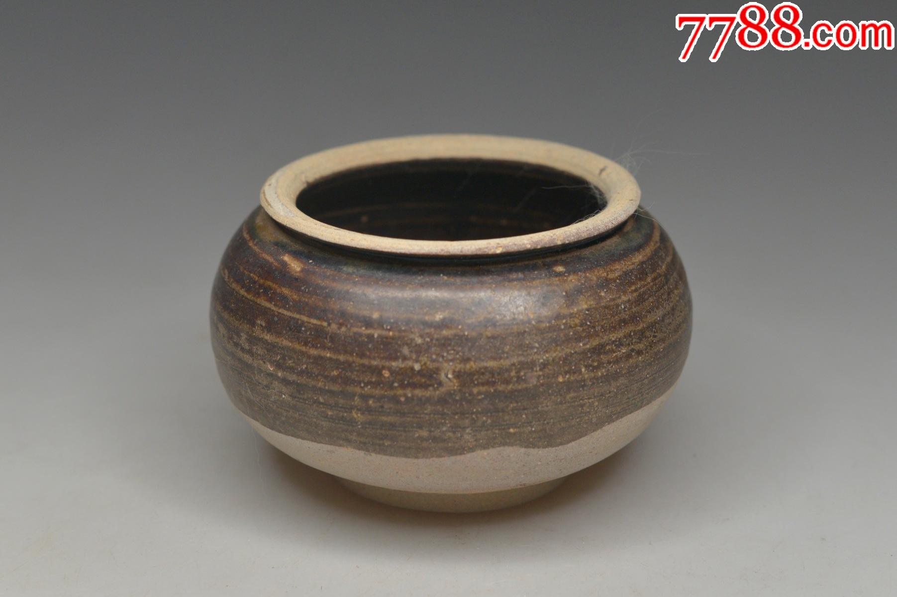 黑陶罐老罐子陶瓷罐陶器瓷器旧货收藏茶道具_价格850元_第1张_7788