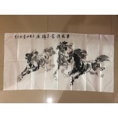 99王闽长,马画10品$50099蔡沧洲,王闽长合作