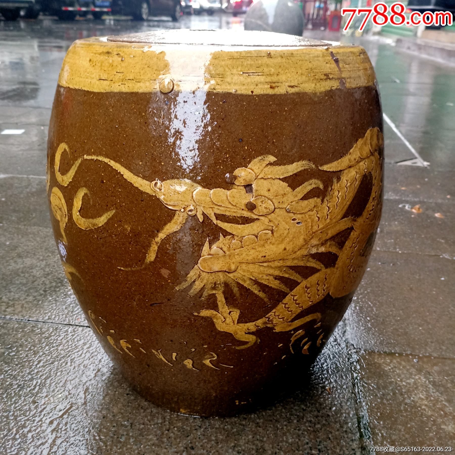 民国厚重的龙凤纹盖缸_价格300元_第1张_7788收藏__收藏热线