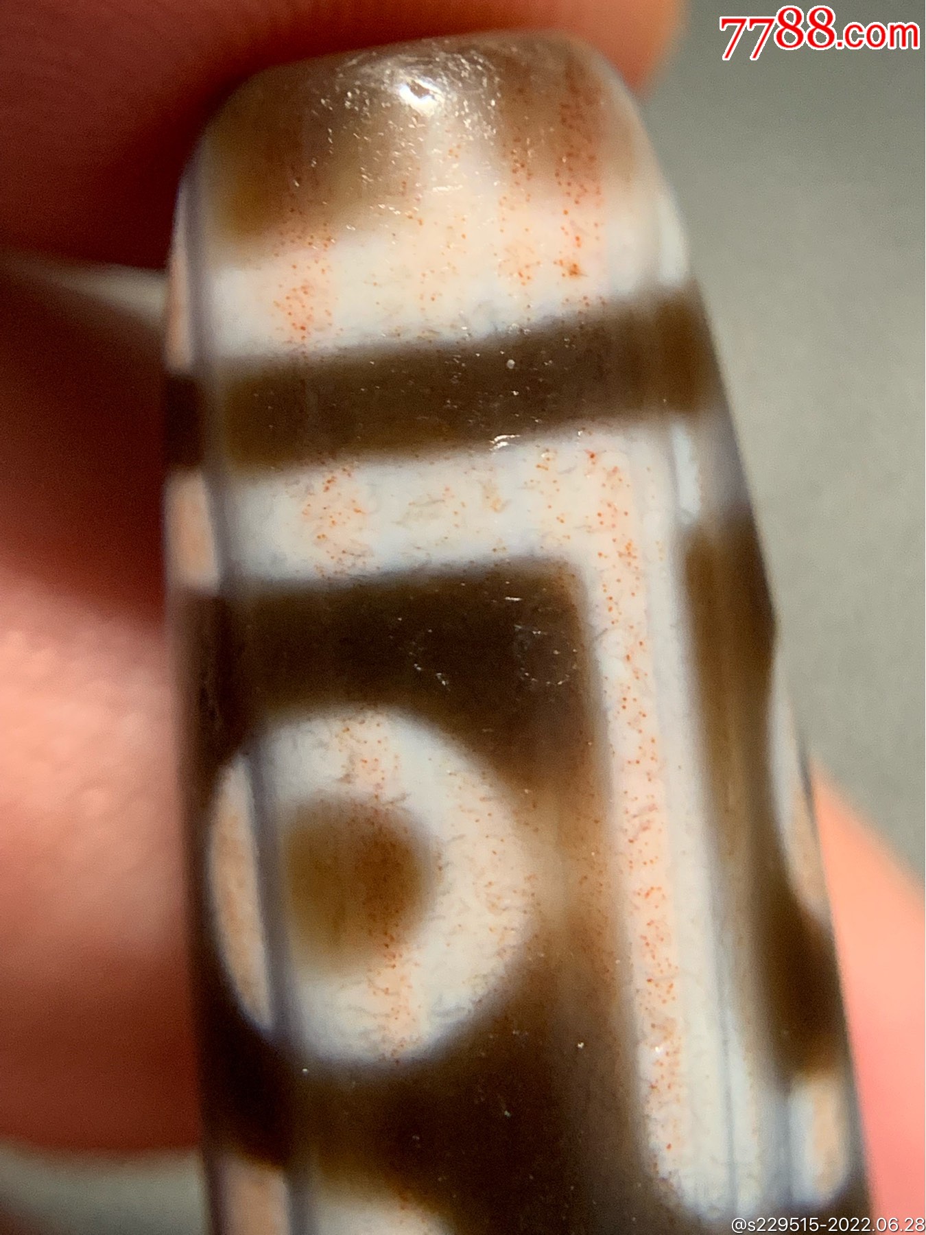 5品99藏传金刚六眼象雄大天珠57.8*13毫米$759.