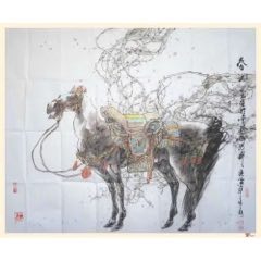 画家林拜石作品