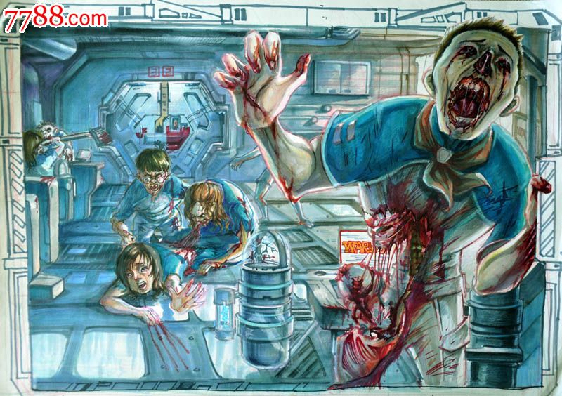 原创手绘漫画-生化危机