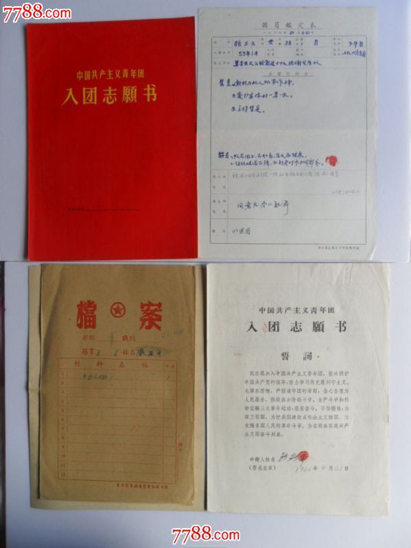 入团申请书三份