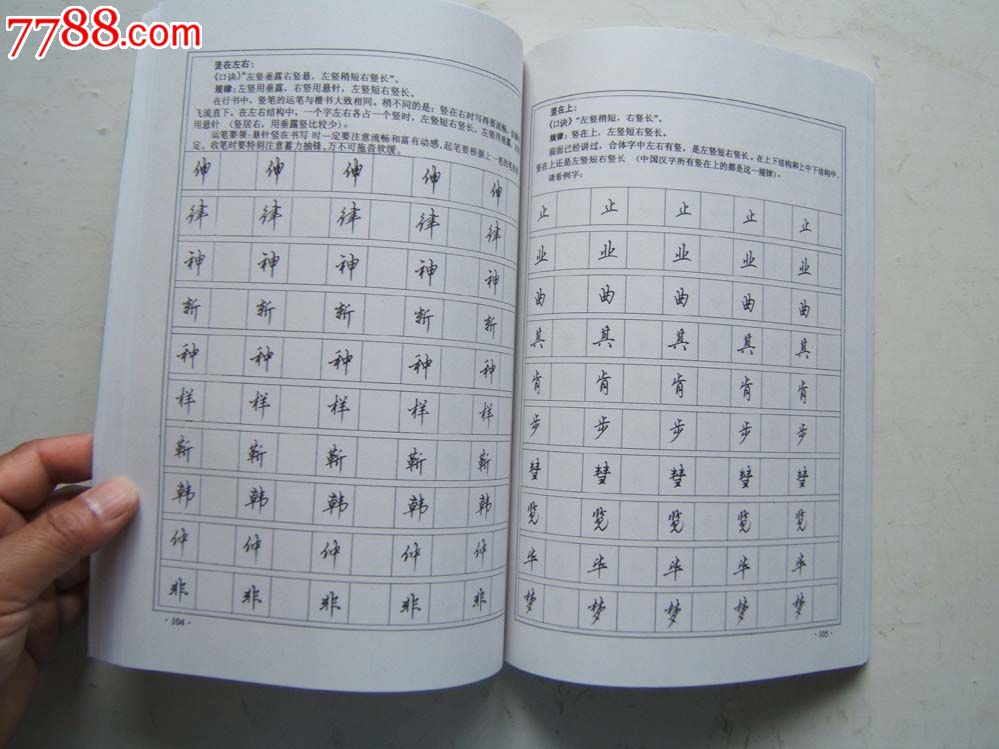 (李天生硬笔书法口诀)16开签名本2004年2印