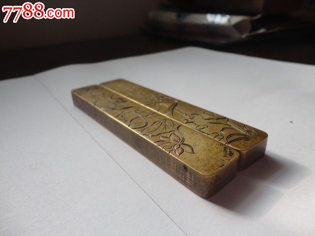 一路连科铜镇纸_价格2200.