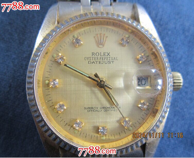 rolex劳力士日历机械手表,走时正常!