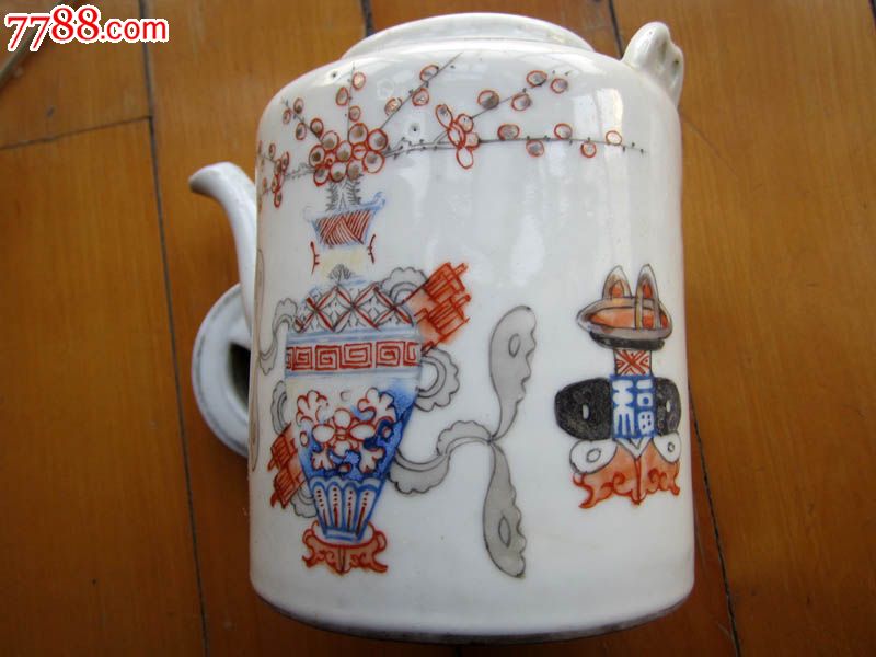八大山人陶瓷茶壶_彩绘瓷/彩瓷_第2张_7788瓷器