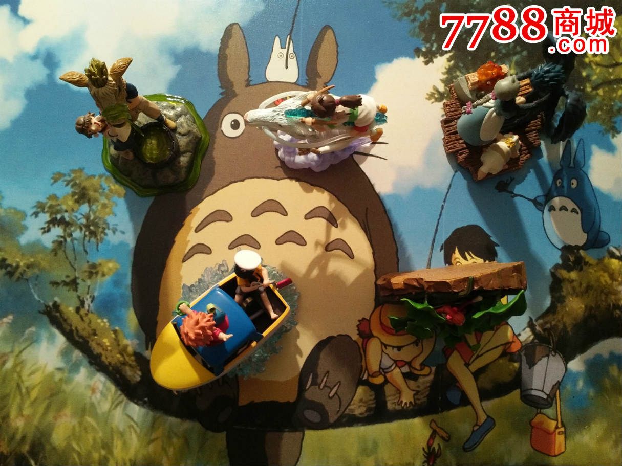 宫崎骏手办幽灵公主千与千寻哈尔的移动城堡悬崖上的金鱼公主