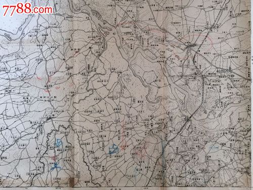抗战时期日本出版的五家站(今扶余)地图图片