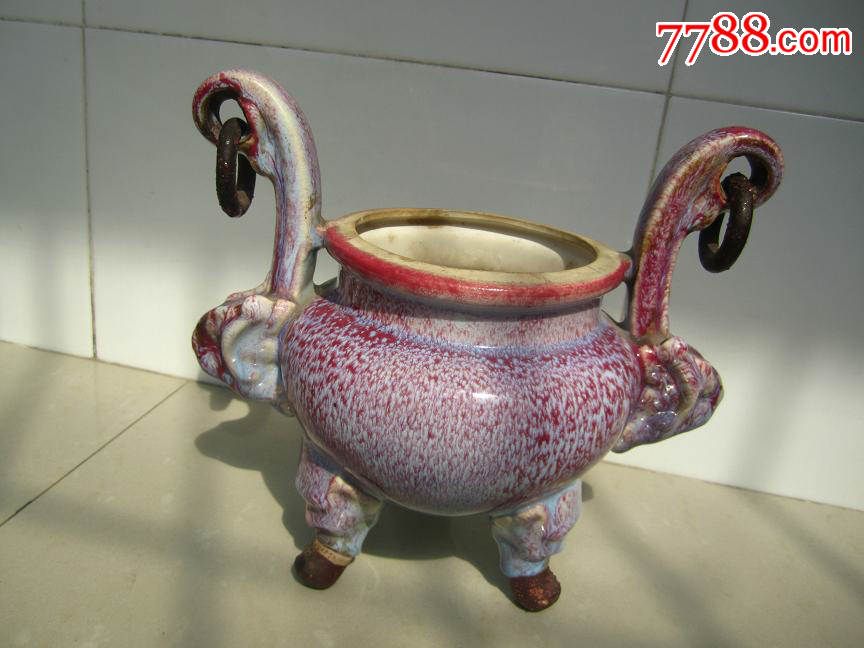 80年代钧瓷大香炉