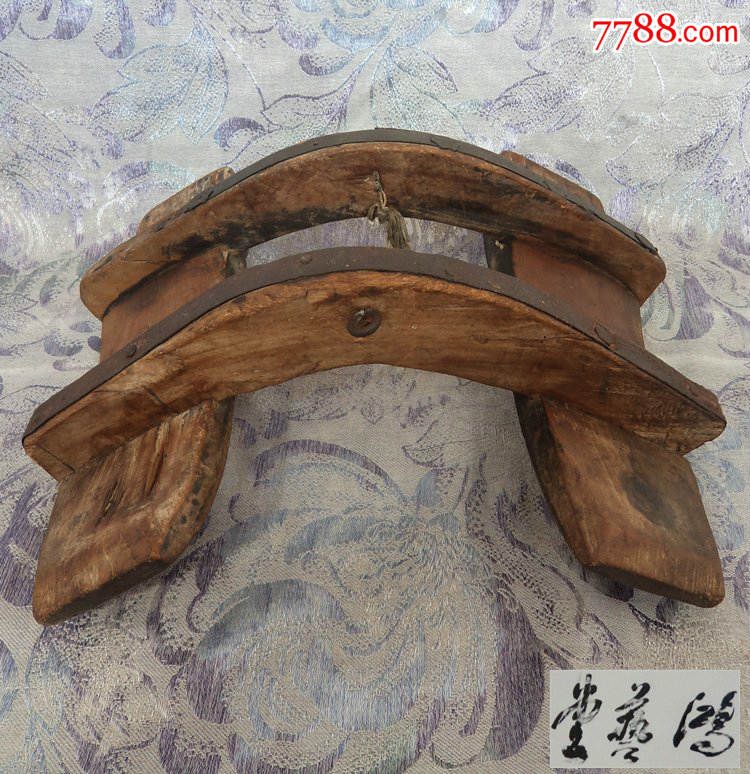 木雕老马鞍子民俗手工木艺车驾农具古玩杂项怀旧古董收藏老物件