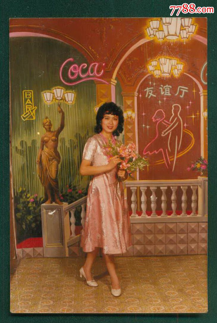老彩照,欧式酒吧风情女