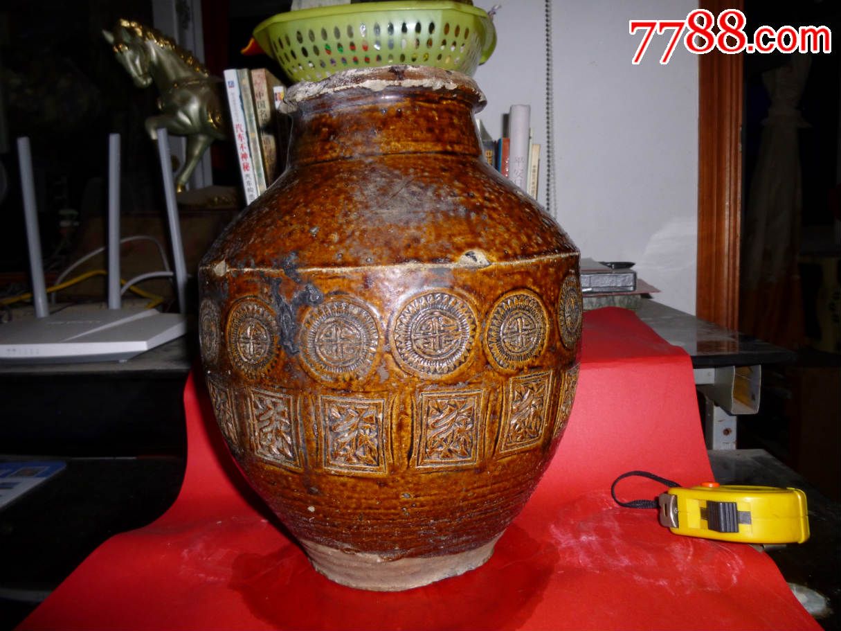 苏字马口窑陶罐【马口窑,少见】