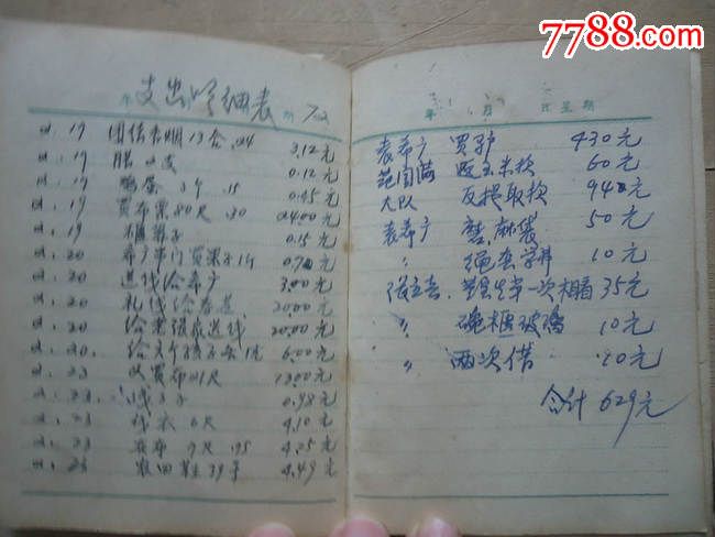 六,七十年代东北辽宁地区农村百姓人家,家庭生活流水账(补图)