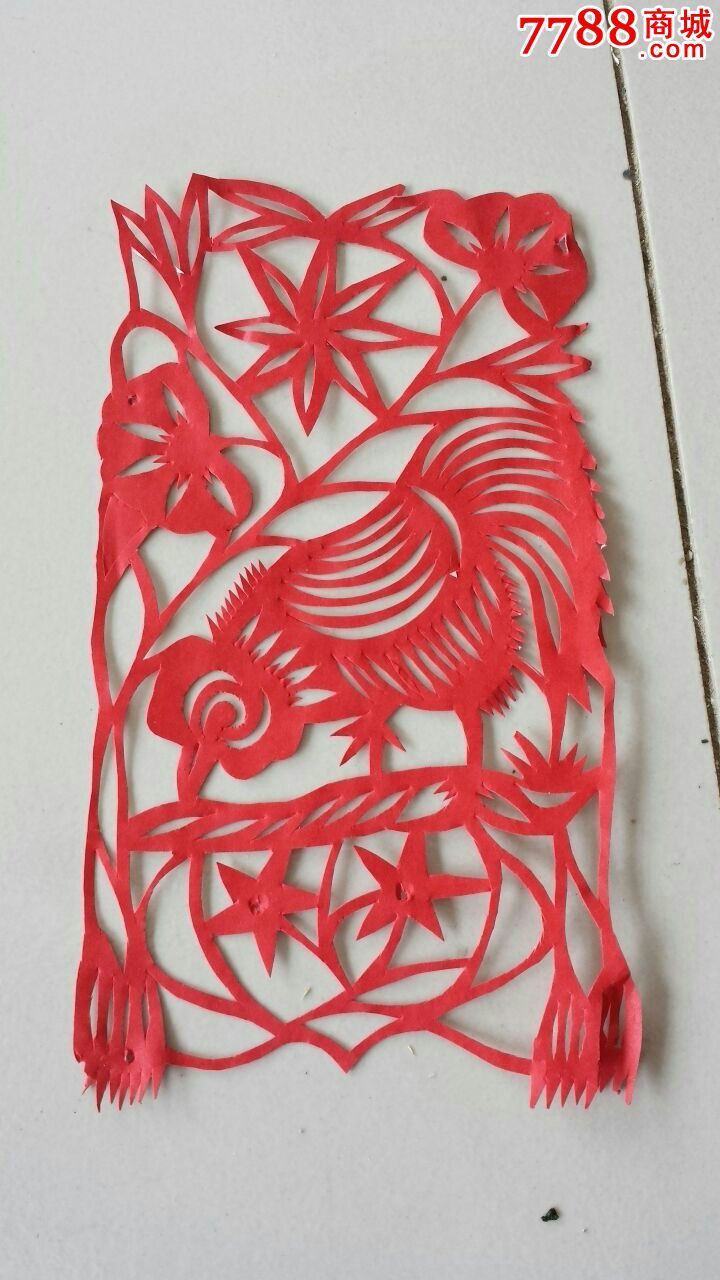 蔚县手工老剪纸窗花