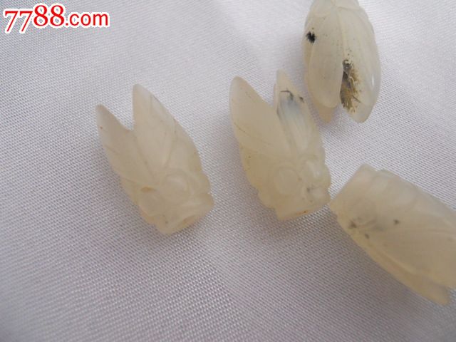 玉虫-苍蝇,其他玉石/玉器,其他玉石/玉器,年代不详,其他形式【文革