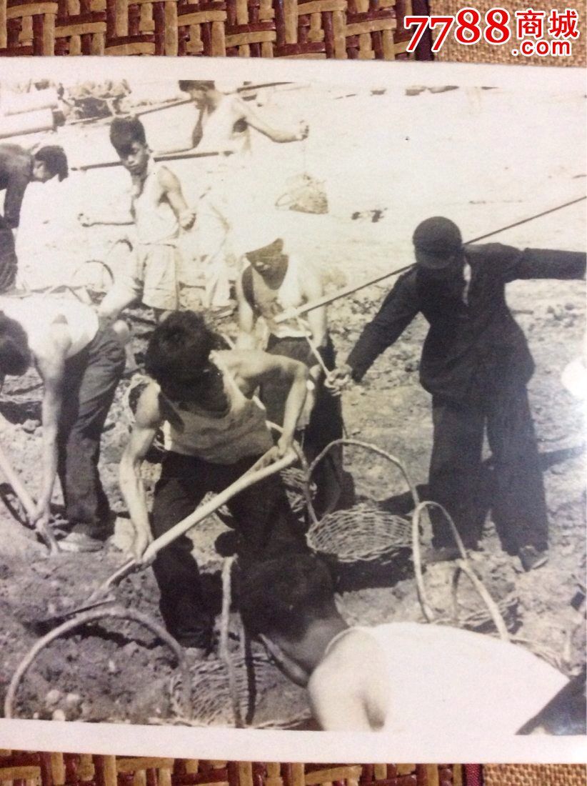 50年代建设哈尔滨航空工业学校场景照片