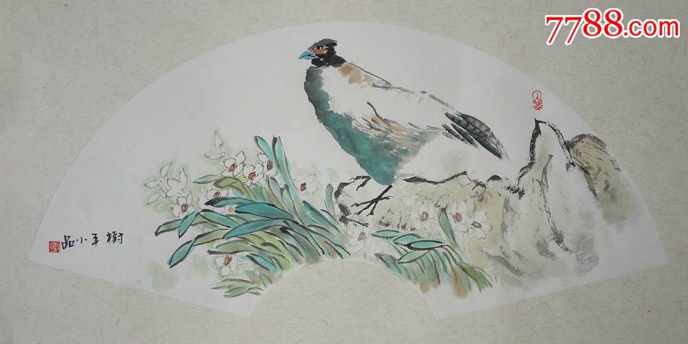 山东画家张淑平精品花鸟画小品-价格:1000元-se31572696-花鸟国画原作