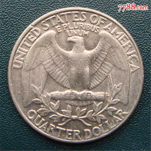 1990年美国25分硬币总统华盛顿头像