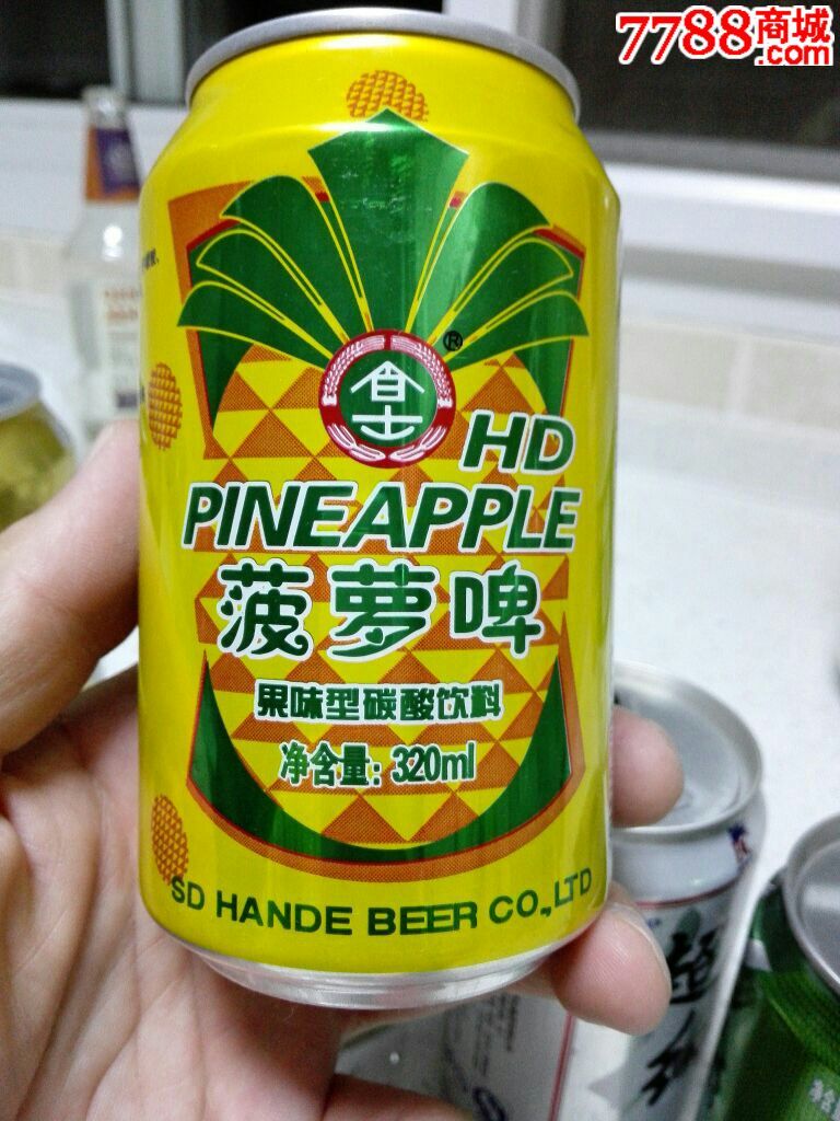 啤酒易拉罐_金士菠萝啤