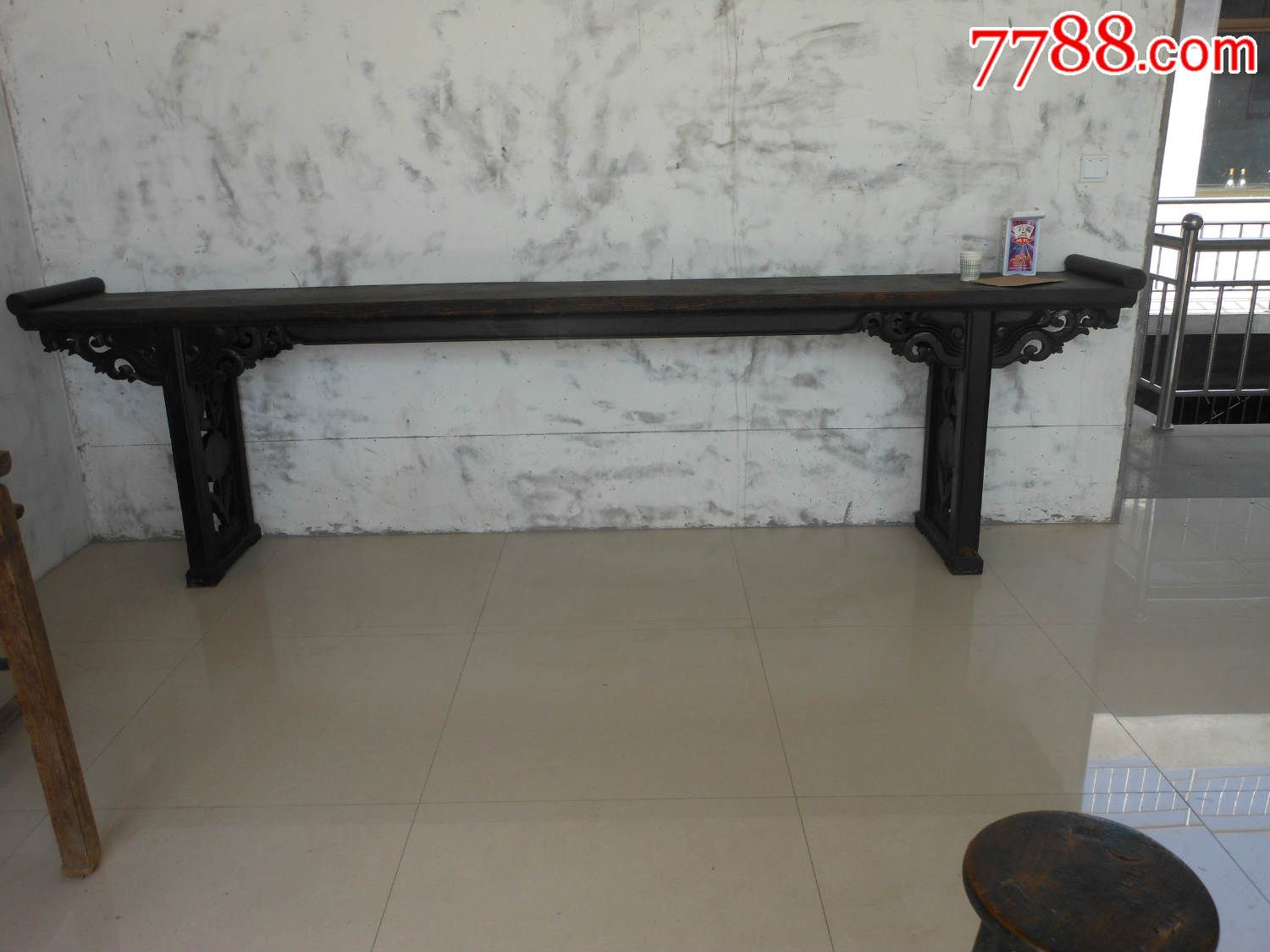 明清老条几;大号条几宽44公分长3.35公分榆木