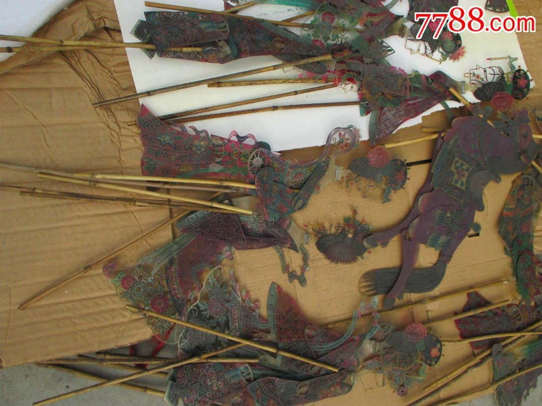 陕西渭南华县皮影18个