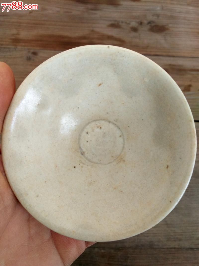 宋代青釉茶盏(包老保真)
