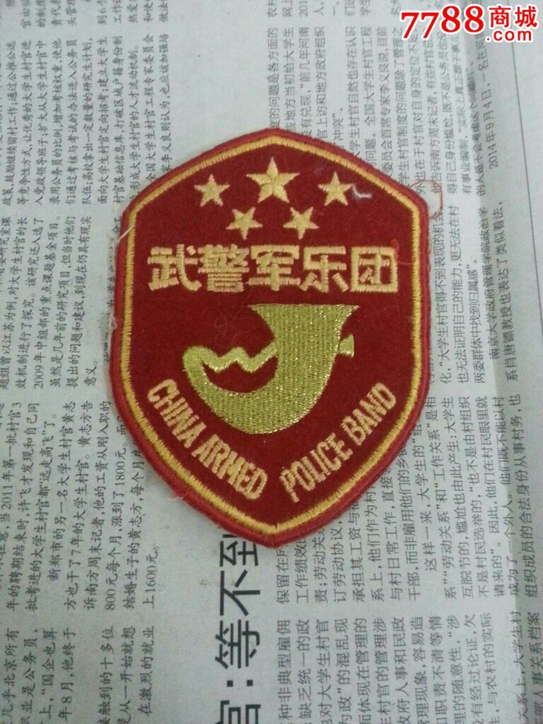 87式武*军乐团臂章