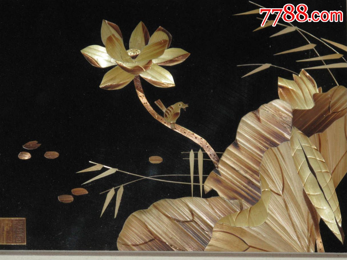 杨丙军芦苇画--荷花