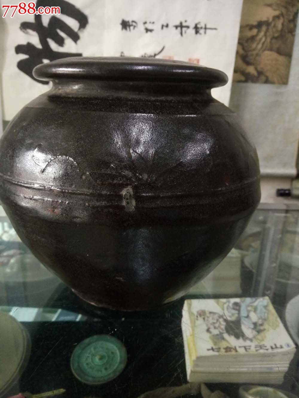 民国黑陶罐