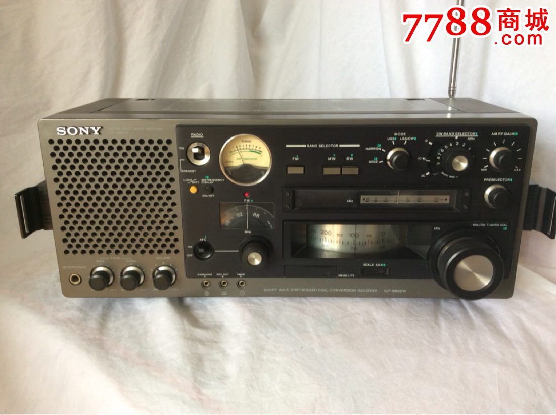 欧洲版日本原装索尼ICF6800W31波段短波收音
